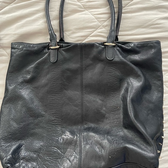 This cute Rebecca Minkoff bag with gold spike hardware. Lightly used - Picture 3 of 6